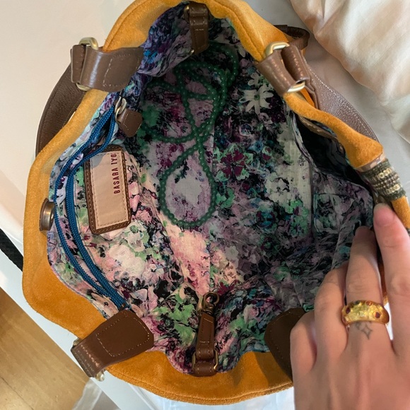 Boho suede back with embellishments - Picture 5 of 6